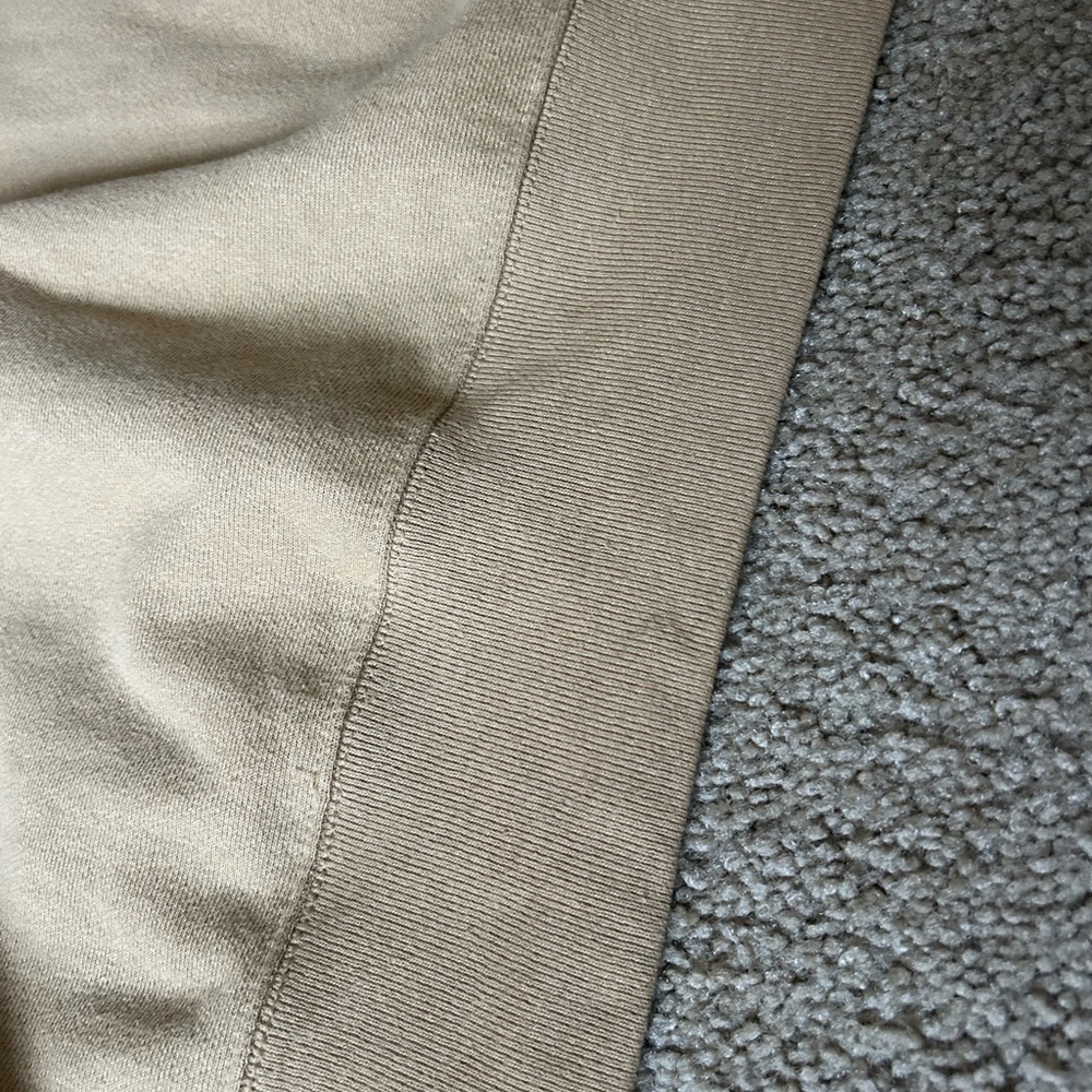 champion camel colored reverse thread hoodie LARGE - image 4